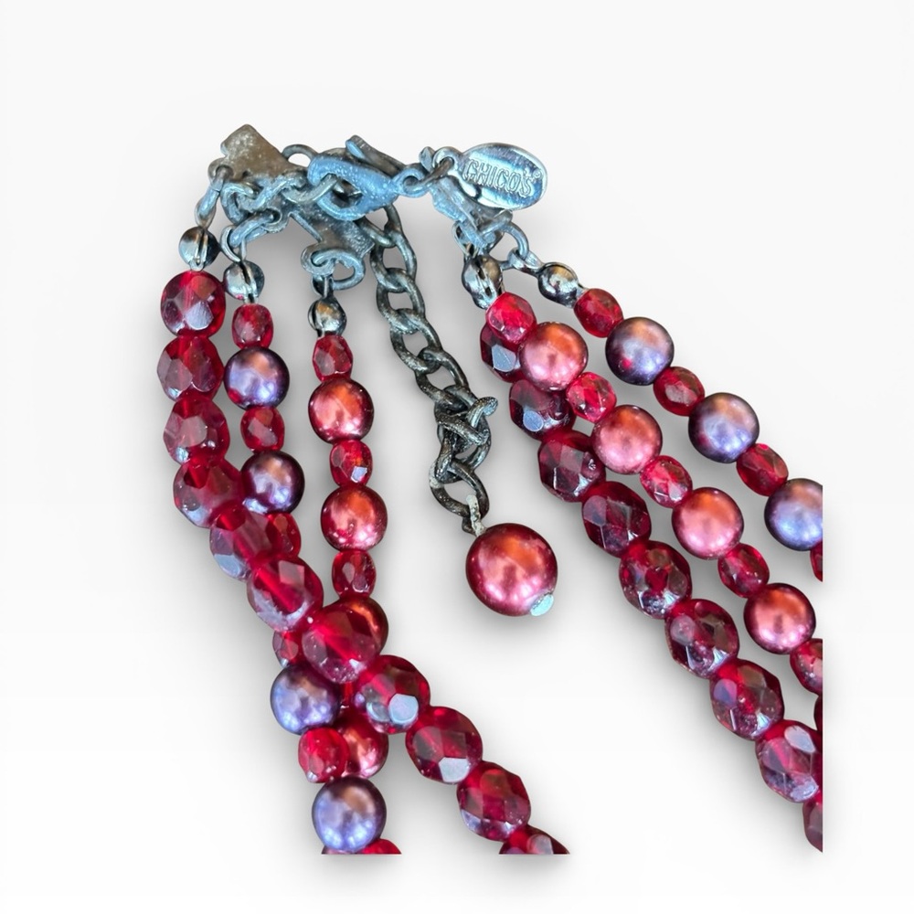 Chicco’s Elegant Multicolor Beaded Necklace - Picture 3 of 3
